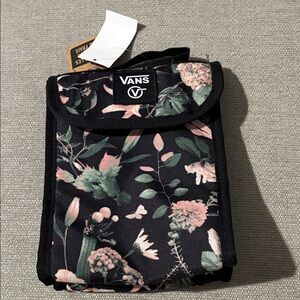 Vans Black Floral cooler bag